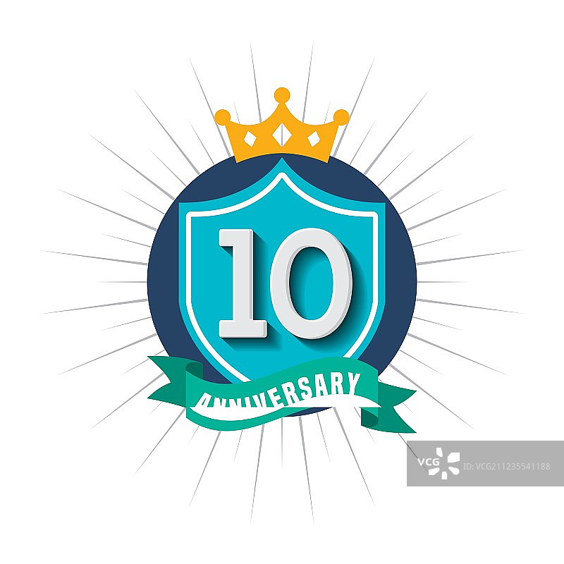 周年纪念贺卡图标设计图片素材