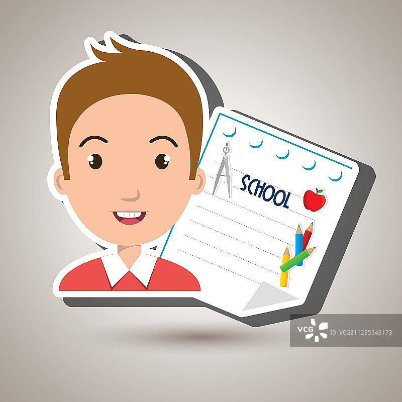 学生课业笔记本图片素材