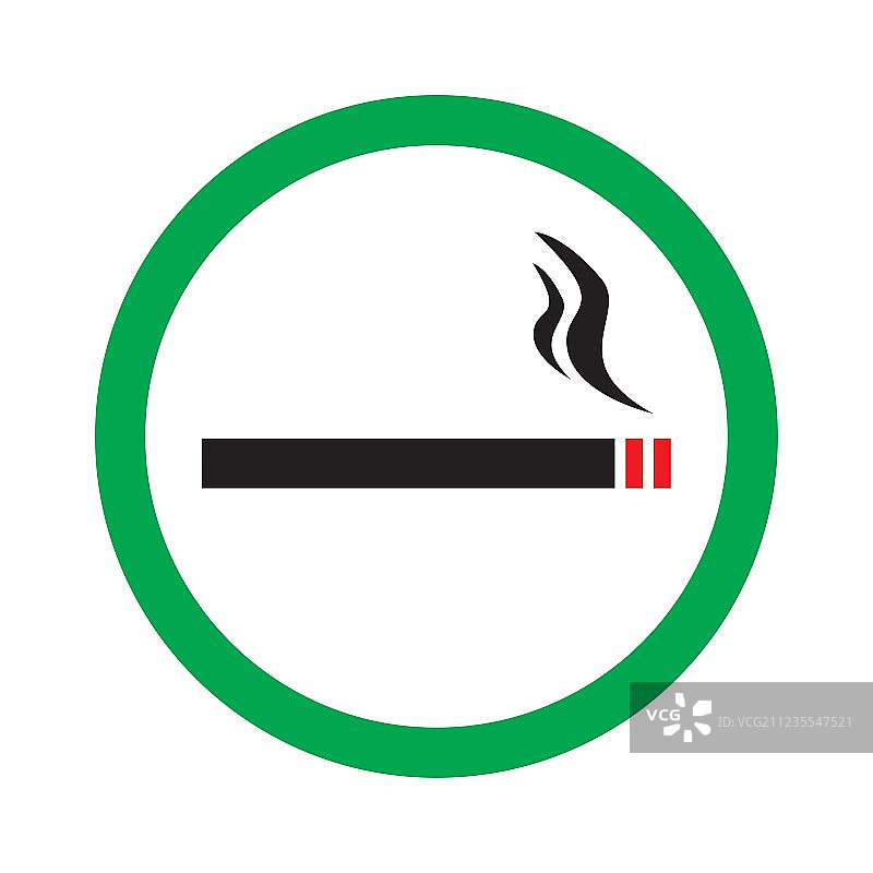 吸烟区标志图片素材