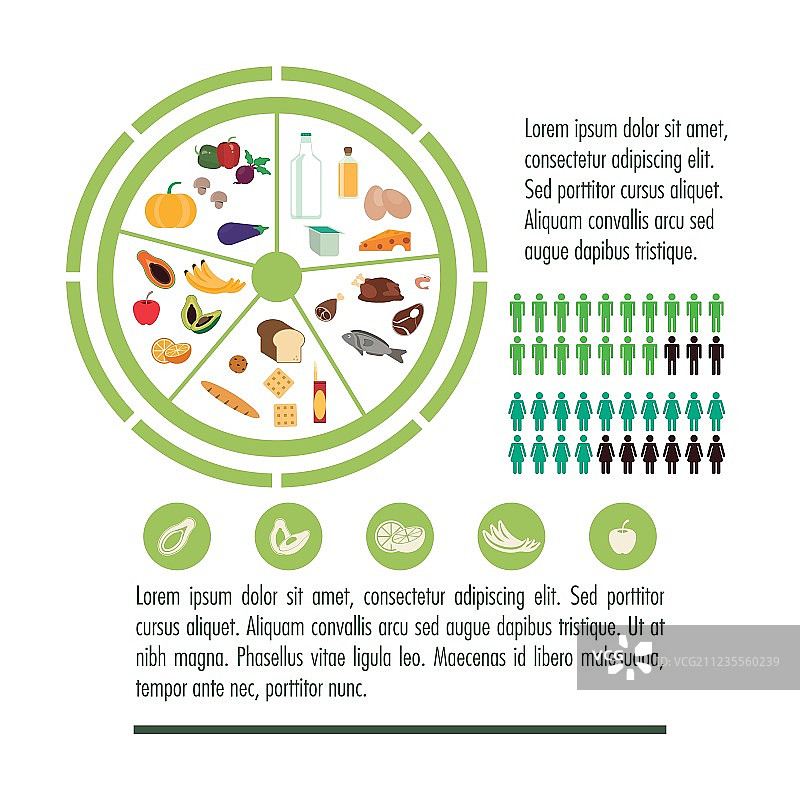 营养信息图食品图标图片素材