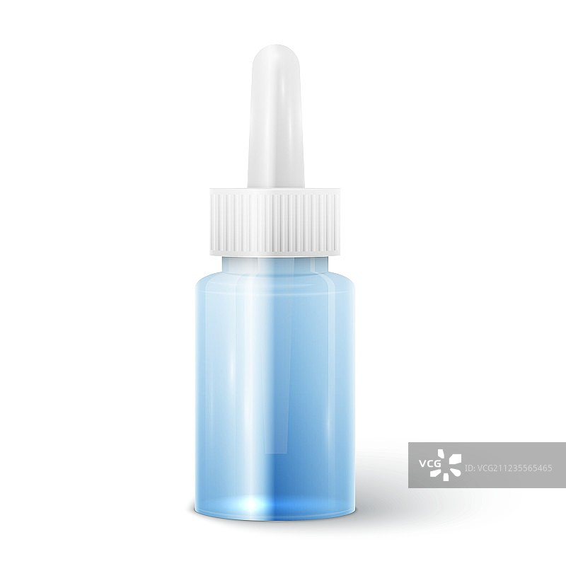 带有管状滴管的瓶子图片素材