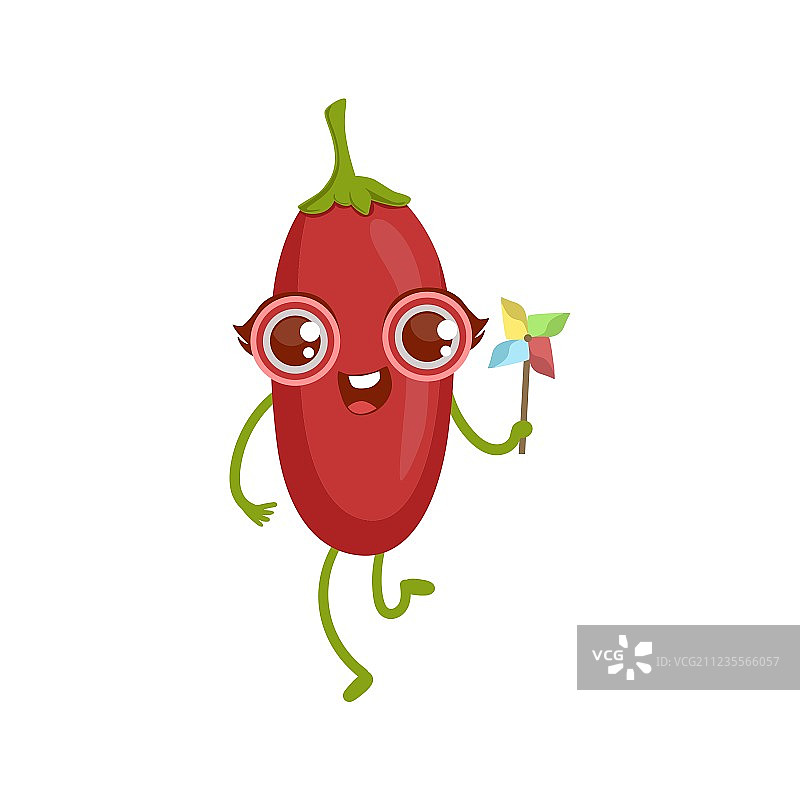 枸杞卡通人物形象图片素材