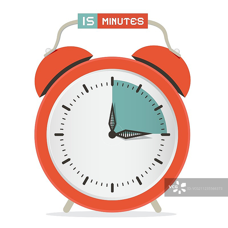 十五分钟秒表闹钟图片素材