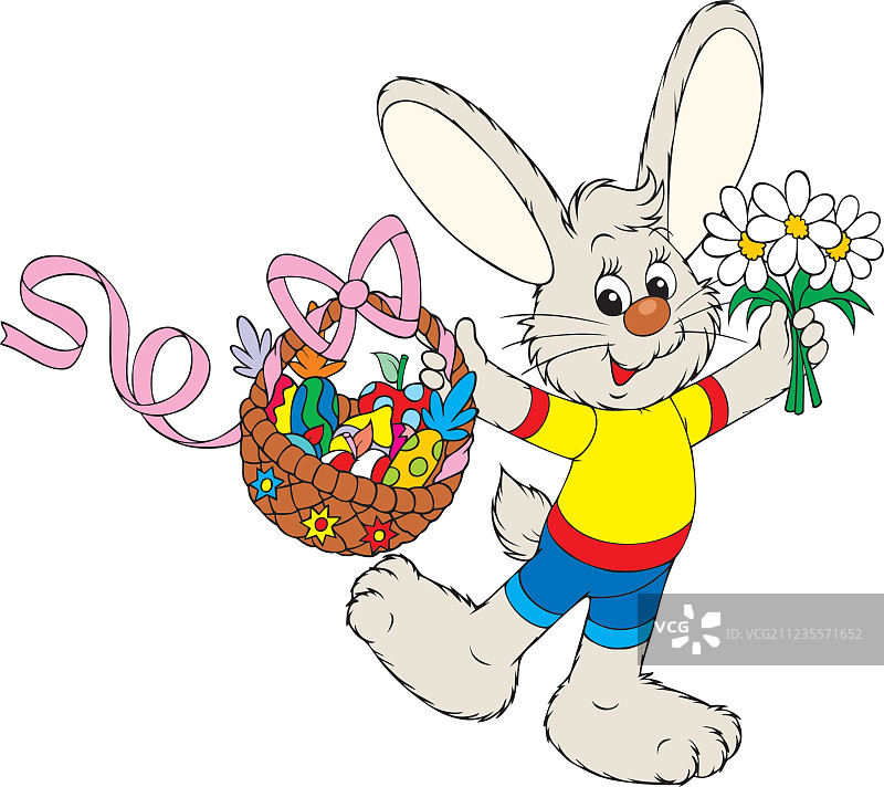 复活节兔子图片素材