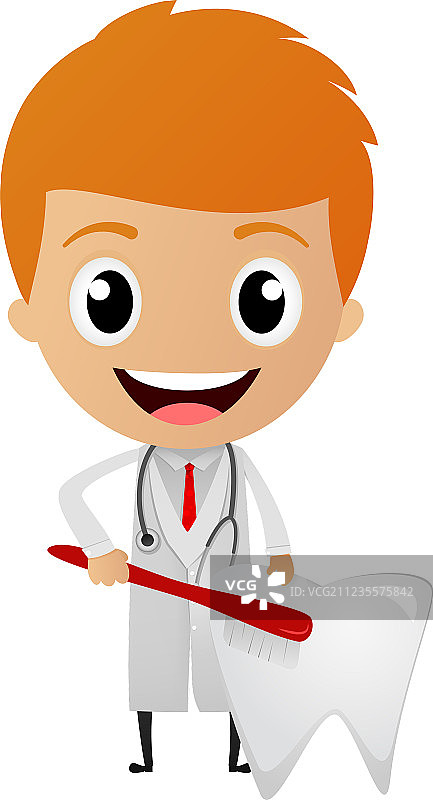 牙医卡通图片素材