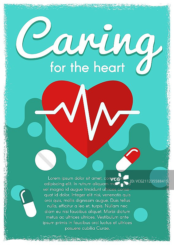 扁平风格医药海报图片素材