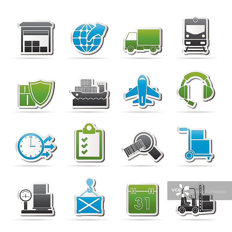 物流运输图标素材图片素材