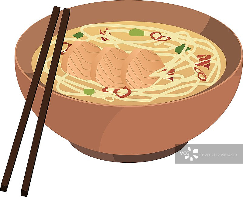 荞麦面汤图片素材