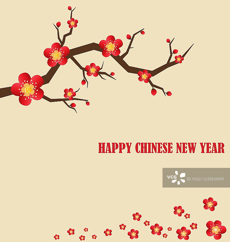 中国新年贺卡图片素材