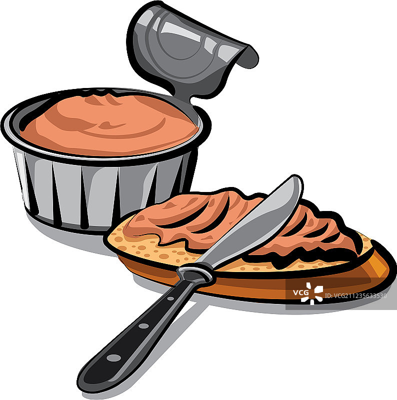 肉酱三明治图片素材