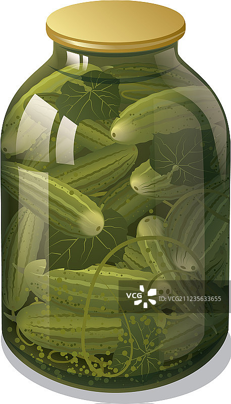 罐装黄瓜图片素材