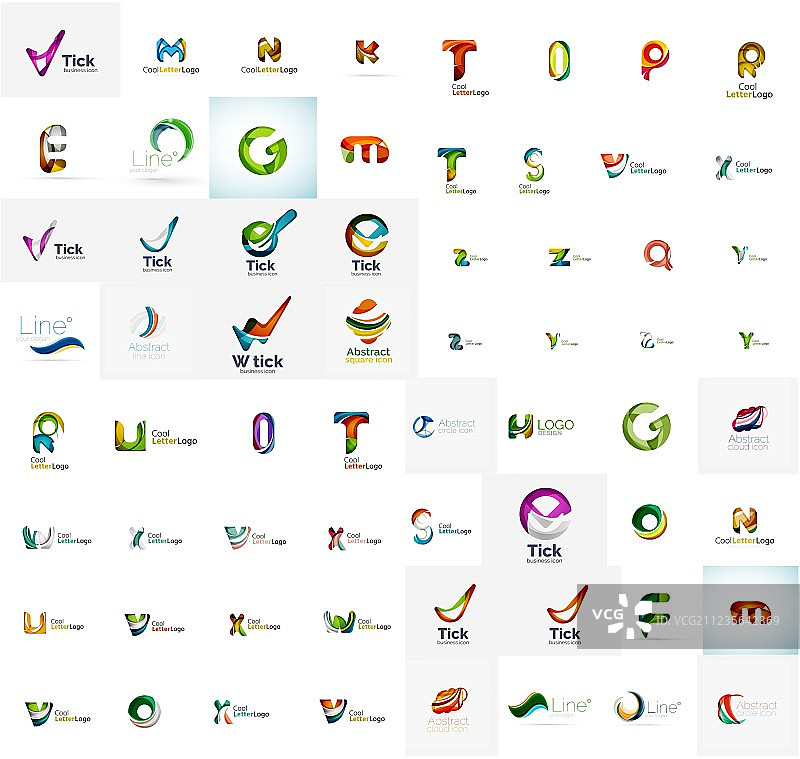 抽象公司logo超级合集图片素材