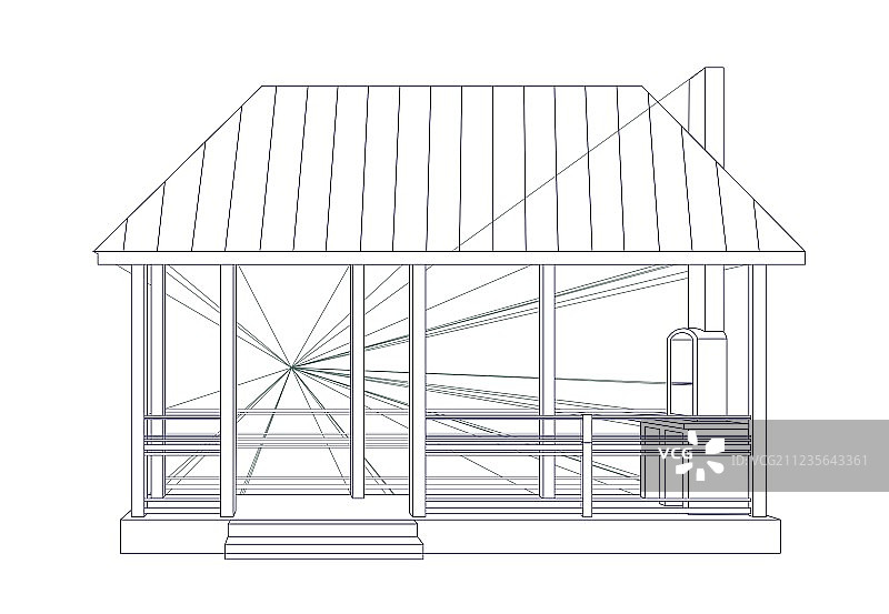 建筑草图图片素材