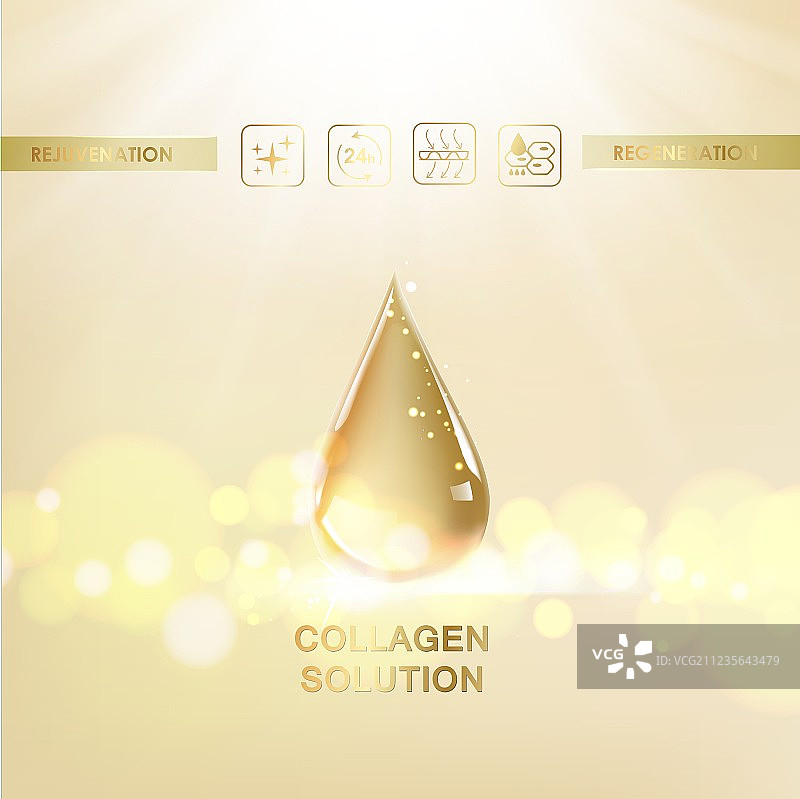 再生霜和维生素图片素材