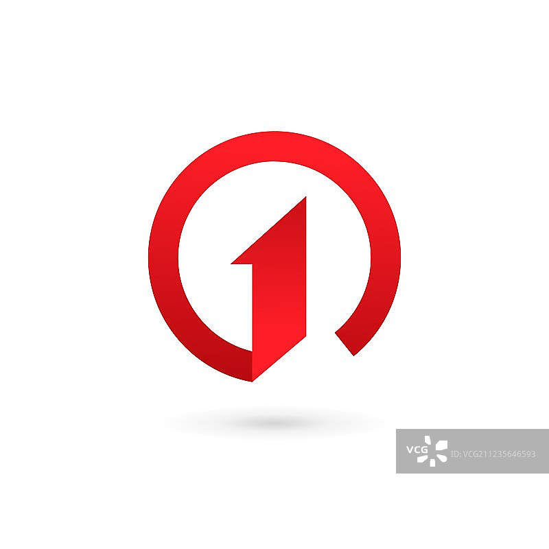 数字1标志图标设计模板元素图片素材