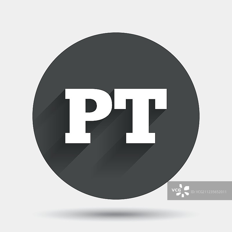 葡萄牙语标识PT翻译图片素材