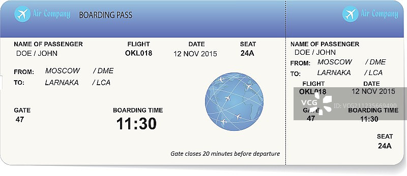 登机牌图案图片素材