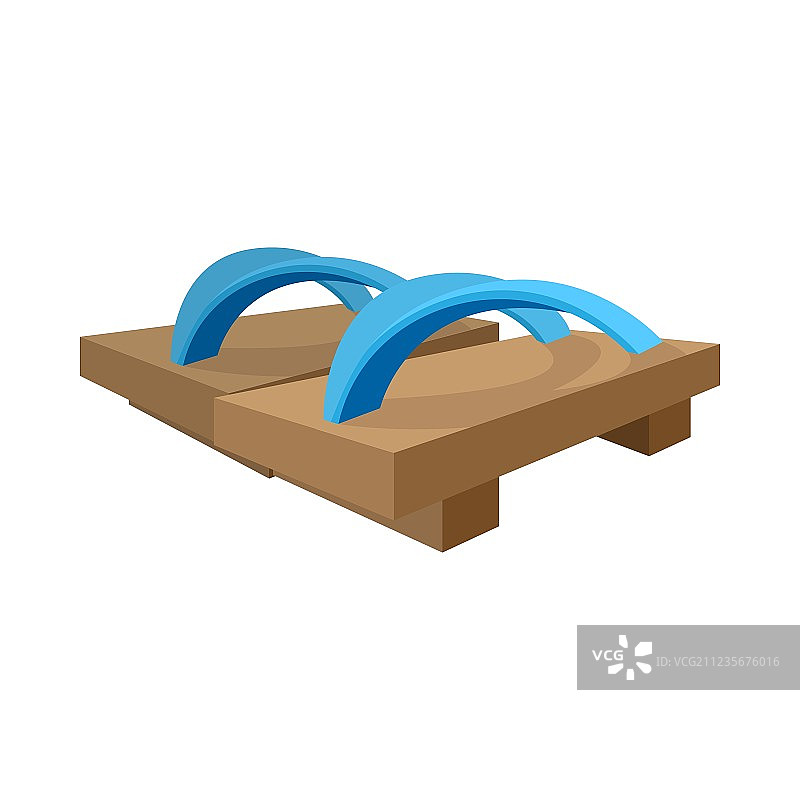 木屐卡通风格图标图片素材