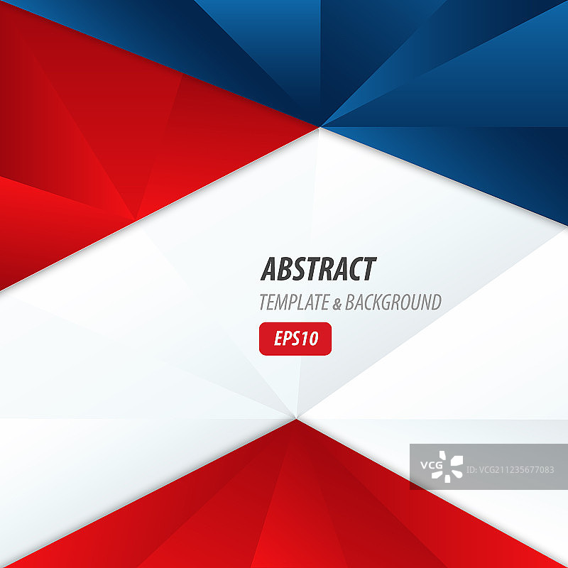 红蓝双色褶皱纸张设计图片素材