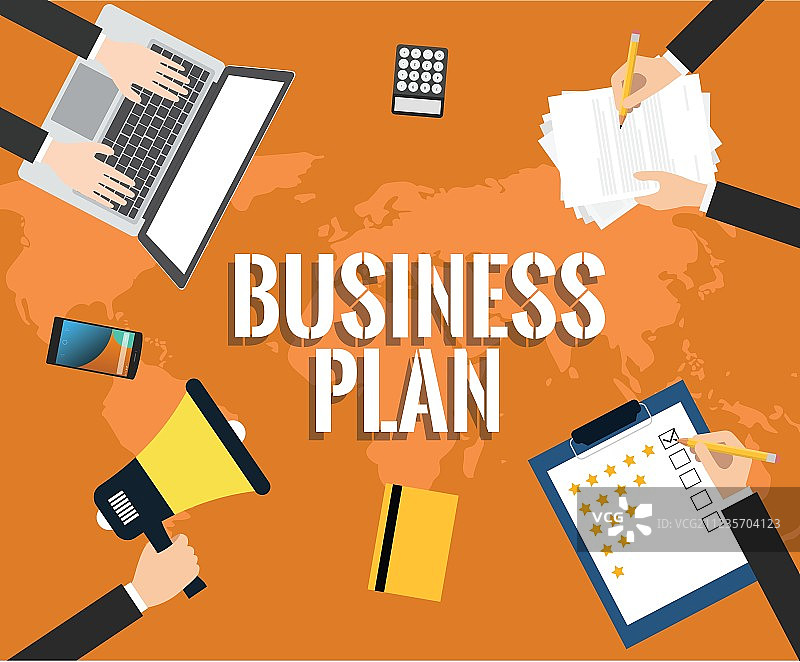 商业计划图片素材