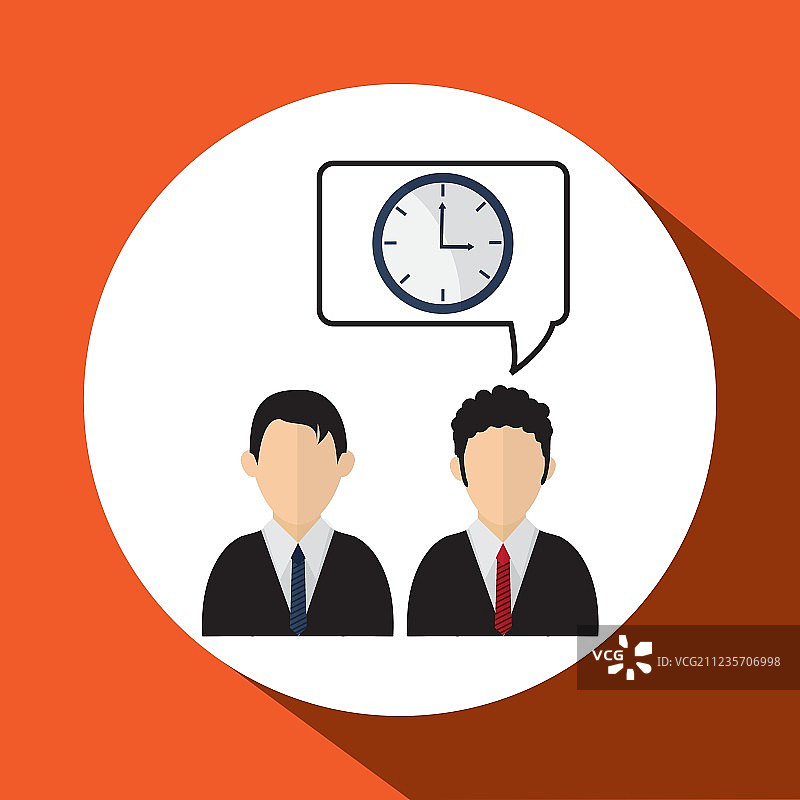 商业设计沟通图标色彩丰富图片素材