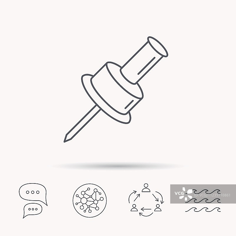 图钉图标图片素材