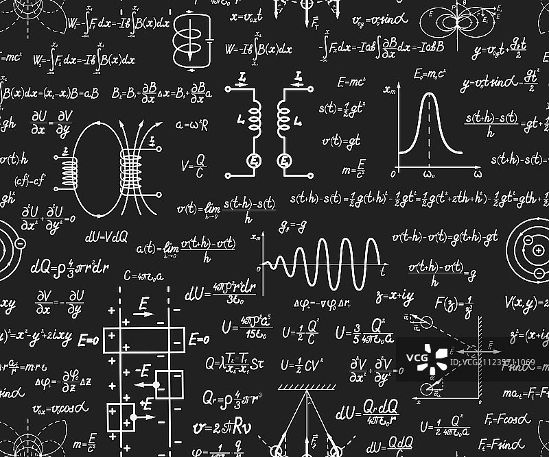 黑板上的无缝纹理图案图片素材