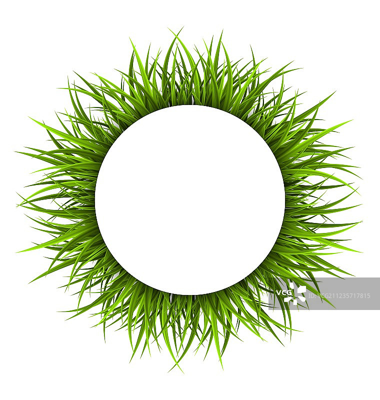 绿色草地花卉自然背景边框图片素材