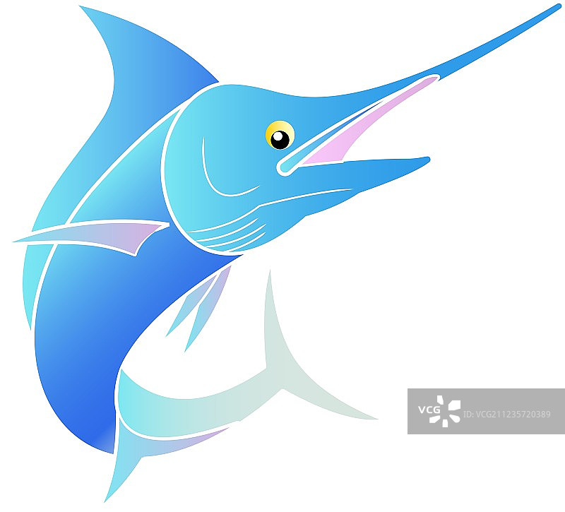 剑鱼-380x400图片素材