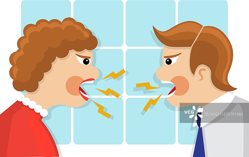 家庭争吵图片素材