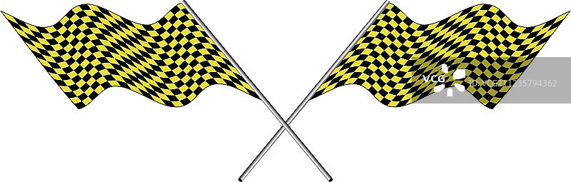 格子旗图片素材