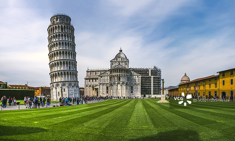 比萨斜塔图片素材