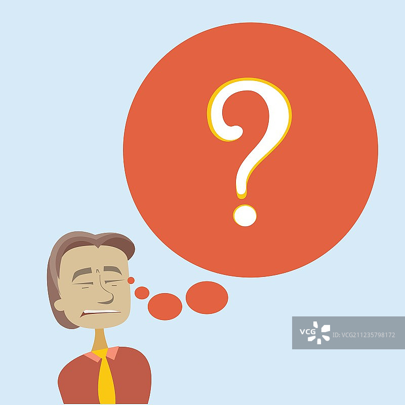 疑惑与不确定图片素材