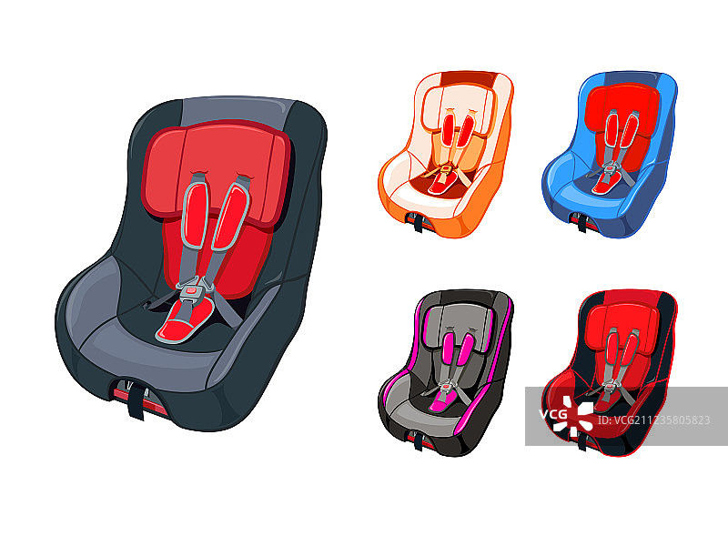儿童汽车安全座椅图片素材