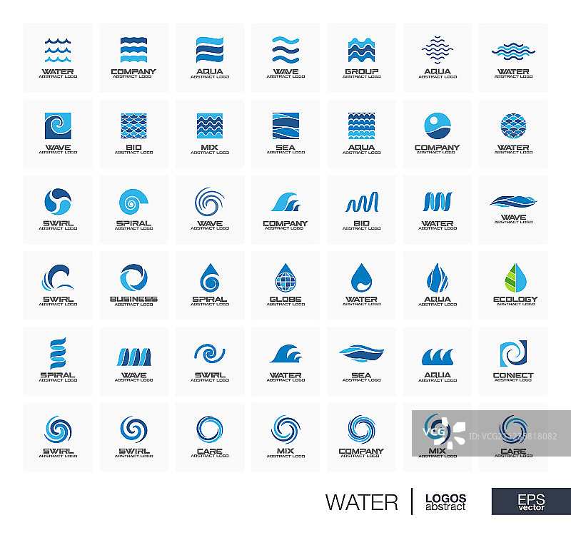 星型企业抽象标志合集图片素材