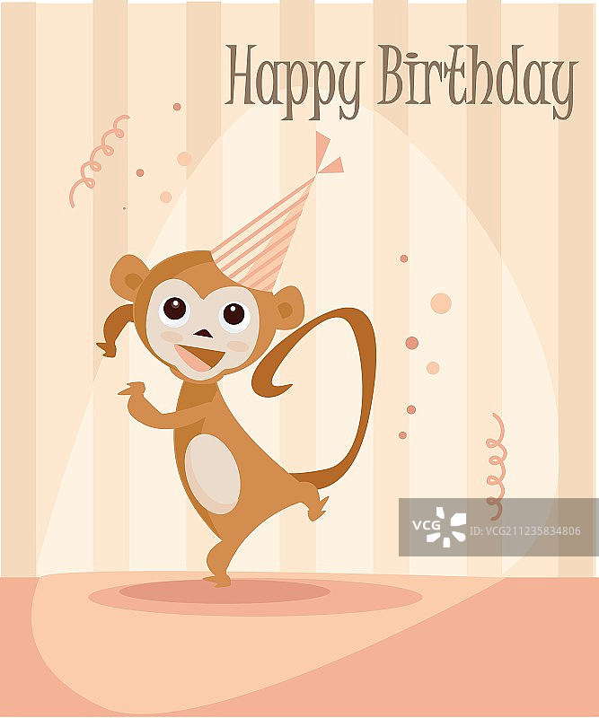 猴子生日图片素材