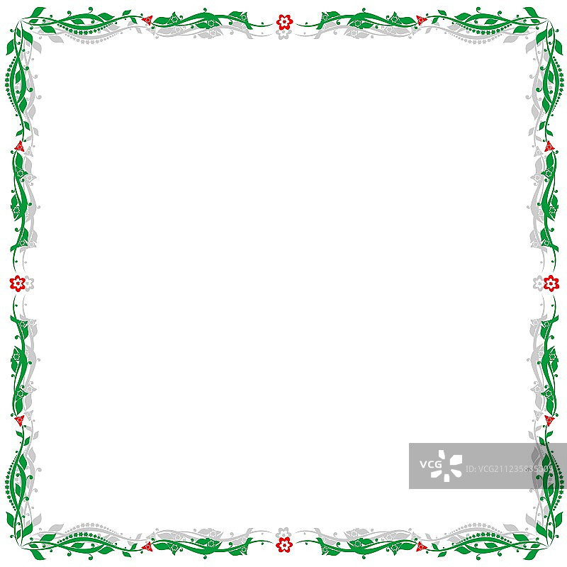 抽象花卉框架图片素材