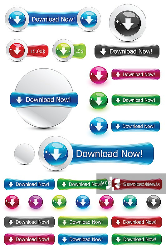 网站按钮图片素材