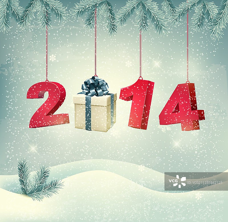 2014新年设计模板图片素材