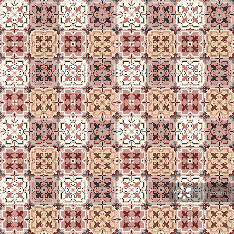 复古风地砖图案图片素材