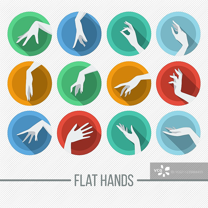 扁平风格图标图片素材