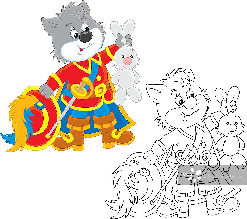 穿靴子的猫图片素材