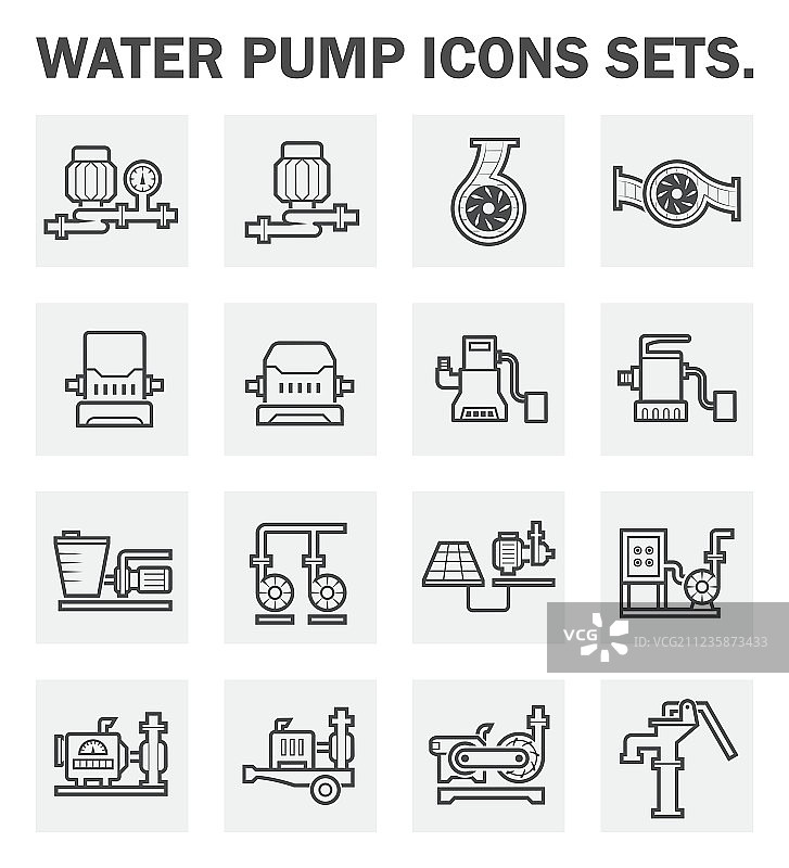 水泵图标图片素材