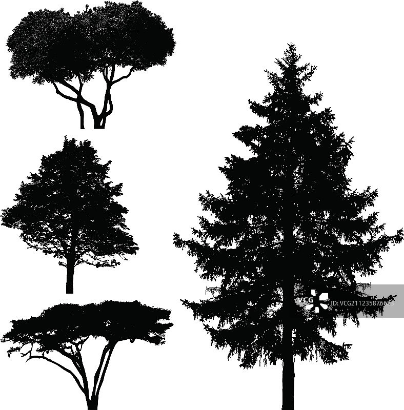 树木合集图片素材