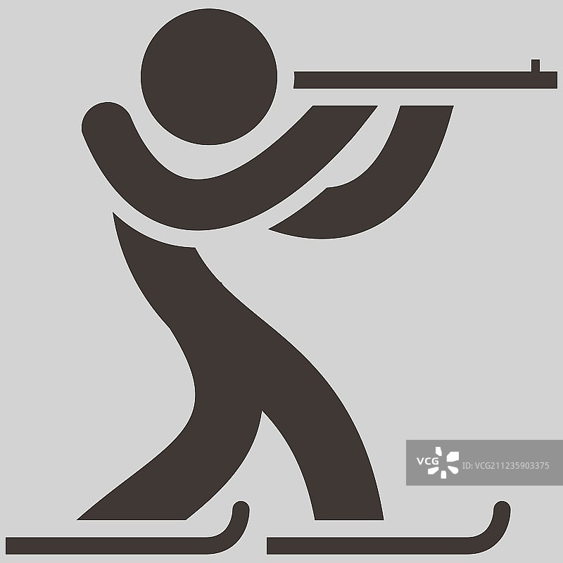 冬季两项图标图片素材