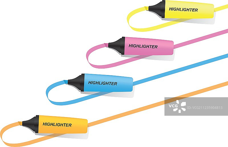 荧光笔合集图片素材