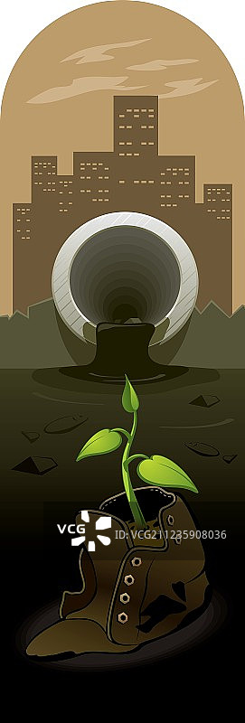 污染环境中的幸存者图片素材