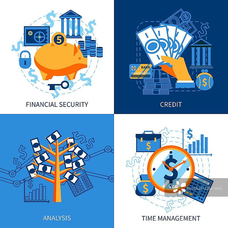 金融设计概念图片素材
