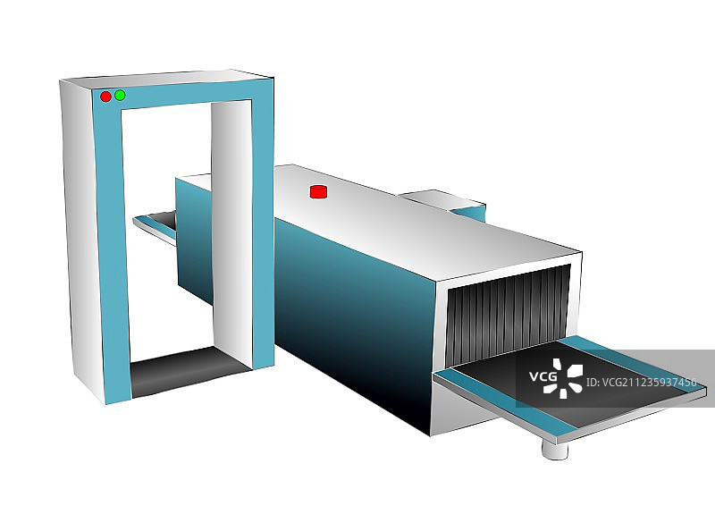 机场安检图片素材