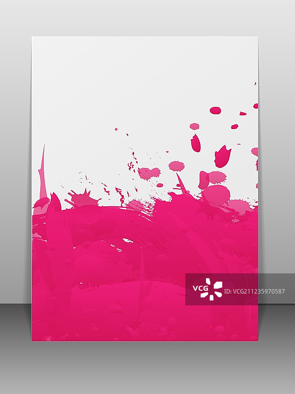 水彩泼墨的贺卡图片素材